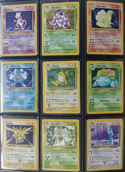 Complete Pokemon Card Base Set 102/102 WOTC 1999 Charizard, Blastoise, Venusaur - Image 2
