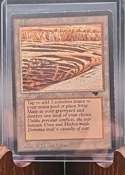Strip Mine (No Horizon) Antiquities MTG Regular Heavily Played - Image 3