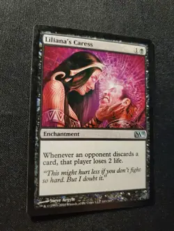 Liliana's Caress Magic Core Set 2011 M11 LP MTG Magic The Gathering See Pics - Image 2