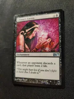 Liliana's Caress Magic Core Set 2011 M11 LP MTG Magic The Gathering See Pics - Image 3