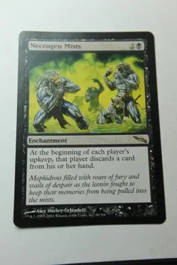 MTG Necrogen Mists x1- -Mirrodin-Lightly Played - Image 1