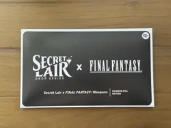 Final Fantasy Weapons x MTG Secret Lair Rainbow Edition Foil Set Sealed - Image 1