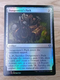 MTG Dungeoneer's Pack Foil Baldur's Gate NM - Image 1