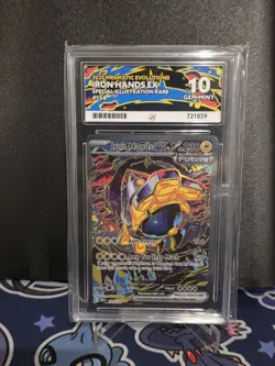 Iron Hands Ex 154 Special Illustration Rare Pokemon Prismatic Evolutions Ace 10 - Image 1