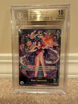 One Piece CCG Boa Hancock Special Alternate Art OP07-037 BGS 10 Beautiful Card! - Image 1