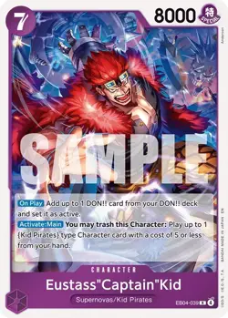 Eustass"Captain"Kid | EB04-039 [R] | ONE PIECE | The Azure Sea's Seven | English - Image 1