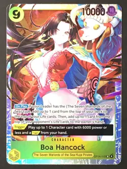One Piece OP14 The Azure Sea’s Seven - Boa Hancock OP14-112 Super Rare ENGLISH - Image 1