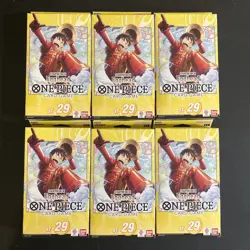 One Piece Tcg Egghead Starter Decks [ST29] English Version Lot Of 6 New & Sealed - Image 1