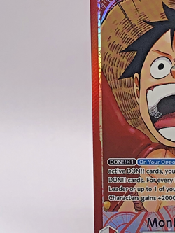 Monkey D. Luffy Alt Art Leader OP13-001- One Piece English, NM - Image 3