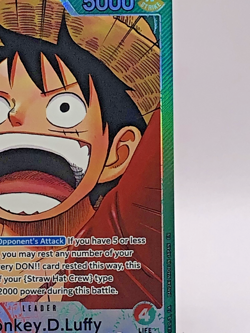 Monkey D. Luffy Alt Art Leader OP13-001- One Piece English, NM - Image 4