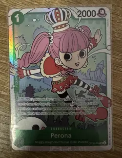 4 x One Piece TCG OP12-034 Super Rare (SR) Perona NM English (Playset) - Image 2