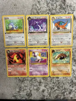 Pokemon Cards- First Editions, Black Star Promos, & Fossil Kabuto Card - Image 3