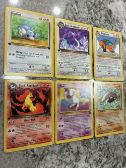 Pokemon Cards- First Editions, Black Star Promos, & Fossil Kabuto Card - Image 4