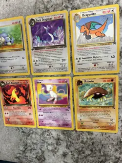 Pokemon Cards- First Editions, Black Star Promos, & Fossil Kabuto Card - Image 5