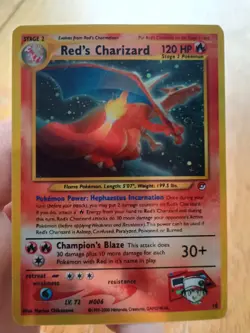 Pokemon Cards Red's Charizard & Red's Venusaur & Misty's Blastoise (Custom Made) - Image 2