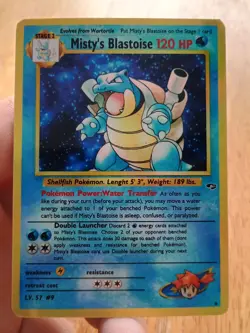 Pokemon Cards Red's Charizard & Red's Venusaur & Misty's Blastoise (Custom Made) - Image 4