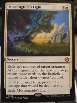 MTG Morningtide's Light, NM-Mint, English Lorwyn Eclipsed - Image 1