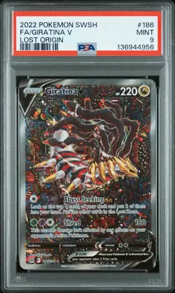Giratina v 186/196 Lost Origin SWSH Full Art PSA 9 - Pokemon TCG - Image 1