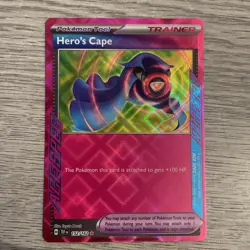 Hero's Cape 152/162 - Temporal Forces ACE SPEC Rare Pokemon TCG - Near Mint - Image 1