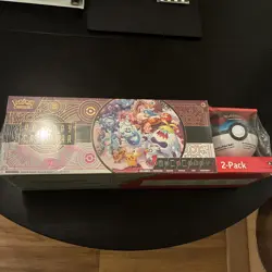 2025 Pokemon TCG Holiday Calendar + Moon Poke Ball Tin - New / Sealed - Image 1