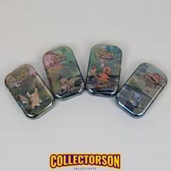 Pokemon TCG: Kanto Friends Mini Tins (Lot of 4) - Image 2