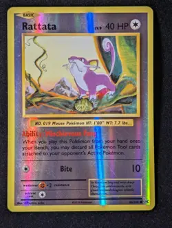 Rattata 66/108 - Evolutions Reverse Holo LP Pokemon TCG - Image 1
