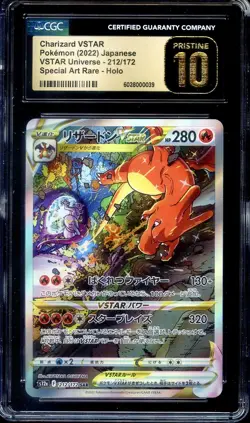 CGC 10 Pristine Charizard Vstar 212/172 SAR Vstar Universe Japanese Pokemon - Image 1