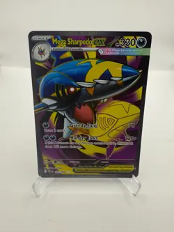 Pokemon TCG: Mega Sharpedo Ex 113/094 Phantasmal Flames Full Art NM PACK FRESH! - Image 1