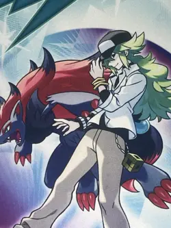 Play! Pokemon N’s Zoroark Pokemon League Cup Champion Playmat 2025 New TCG - Image 3