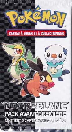 1x Booster Echantillon - Noir et Blanc - Cartes Pokemon Neuves Francaise - Image 1