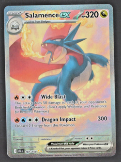 Salamence ex - 187/159 Journey Together Special Illustration Pokemon - NM - Image 1
