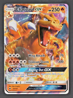 Pokemon TCG Charizard GX Holo Ultra Rare Burning Shadows 20/147 NM - Image 1