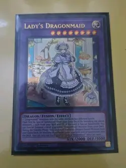 Lady’s Dragonmaid BLMM-EN049 Emblazoned Ultra Rare 1st Edition NM Yugioh - Image 1