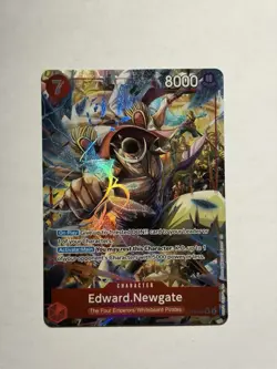 Edward Newgate Alt Art SR ST15-002 One Piece TCG PRB-02 NM - Image 1