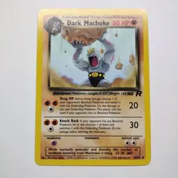 Dark Machoke 40/82 Non Holo Team Rocket - Pokemon Card - LP - Image 1