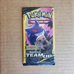 Pokemon TCG Team Up Booster Pack (3 Card Mini Pack) Gengar & Mimikyu Art - Image 1