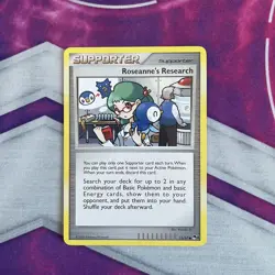 Pokemon Card TCG - Roseannes Research (11/17) POP Series 8 Uncommon Non-Foil - Image 1