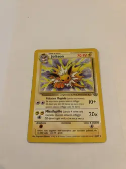 Jolteon 20/64 Jungle Unlimited Pokemon Card Regular Rare MP/HP - Image 1