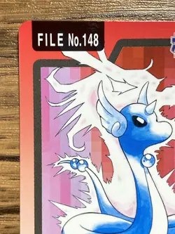 Pokemon Carddass Card Dragonair File No.148 Bandai Pocket Monsters 1997 - Image 3
