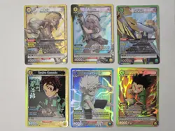 Union Arena Super Rare Assorted Card Lot Of 6 Cards (FOIL) NM - Image 1