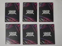 Union Arena Super Rare Assorted Card Lot Of 6 Cards (FOIL) NM - Image 2