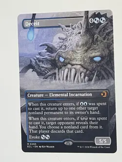 Deceit (Borderless) - 293 - Regular- Lorwyn Eclipsed MTG - NM - Image 2