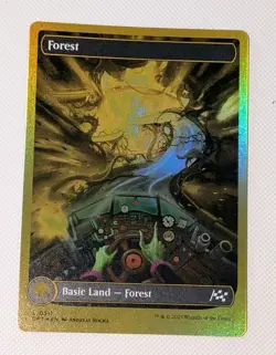 MTG *FOIL 1ST PLACE* Aetherdrift FOREST #511 NM - Image 1