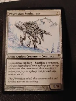 Phyrexian Soulgorger Coldsnap Regular Lightly Played Non Foil - Image 1