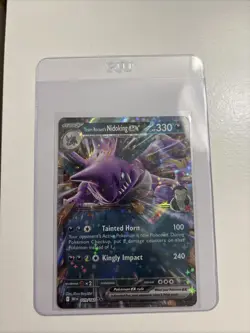 Pokemon Team Rocket's Nidoking ex 119/182 Destined Rivals Double Rare Holo NM - Image 1