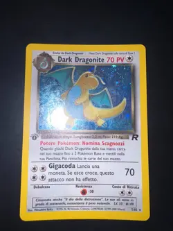 Pokemon Dark Dragonite 5/82 - Team Rocket - Prima Edizione ITA Holo Good++ - Image 2