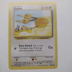 Pokemon TCG Doduo Base Set 48/102 Regular Unlimited Common Near Mint NM - Image 1