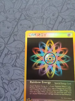 Pokemon: Rainbow Energy #95/109 Reverse Holo Rare Ruby and Sapphire - LP+ - H35 - Image 3