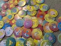 Huge Collection of vintage Pokemon BATTLE CAPS Pogs TCG Articuno Zapdos Moltres - Image 5