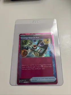 Pokemon Surging Sparks 176/191 Energy Search Pro Reverse Holo - Image 1